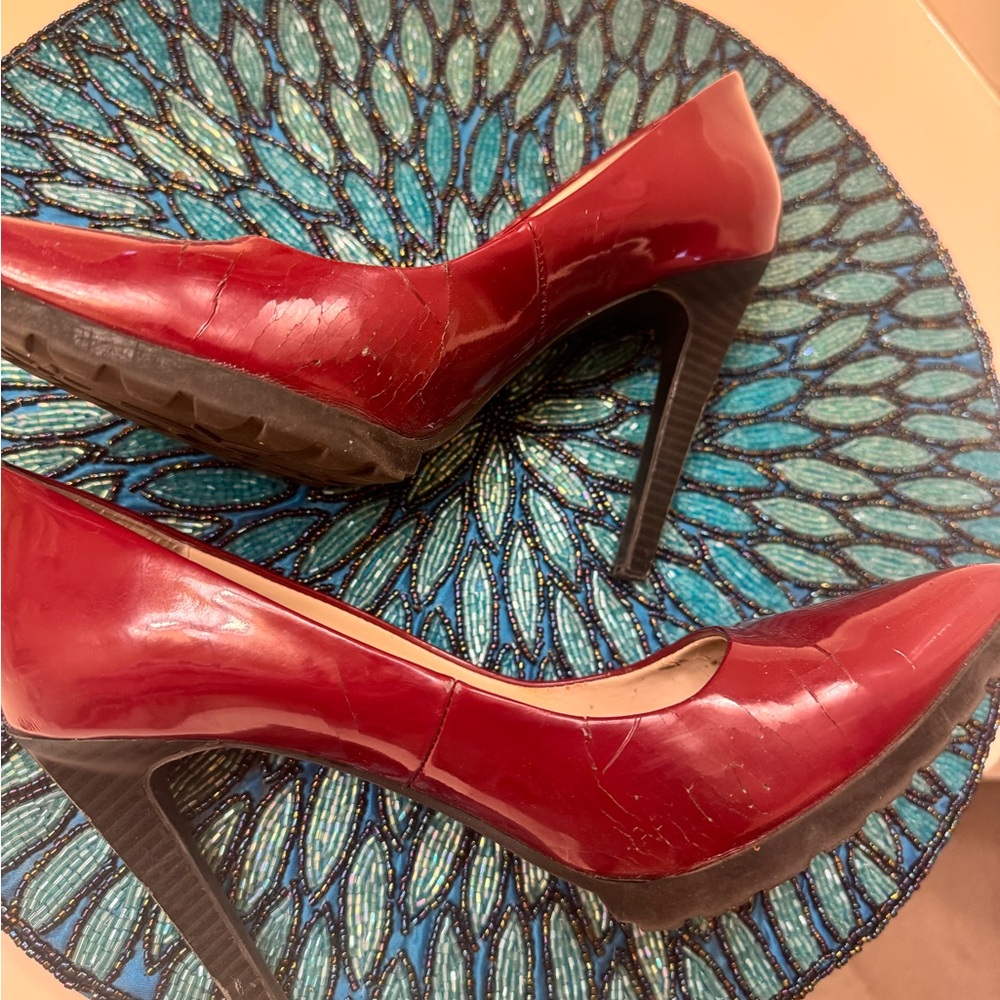 Elegant Calvin Klein Red High Heels